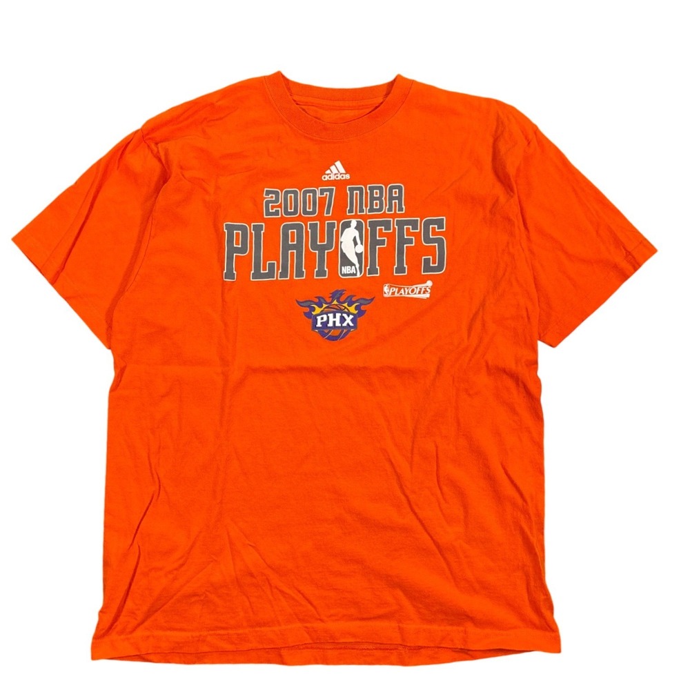 Vintage Y2K 2007 Phoenix Suns NBA Playoffs Basketball Adidas Shirt Size L
